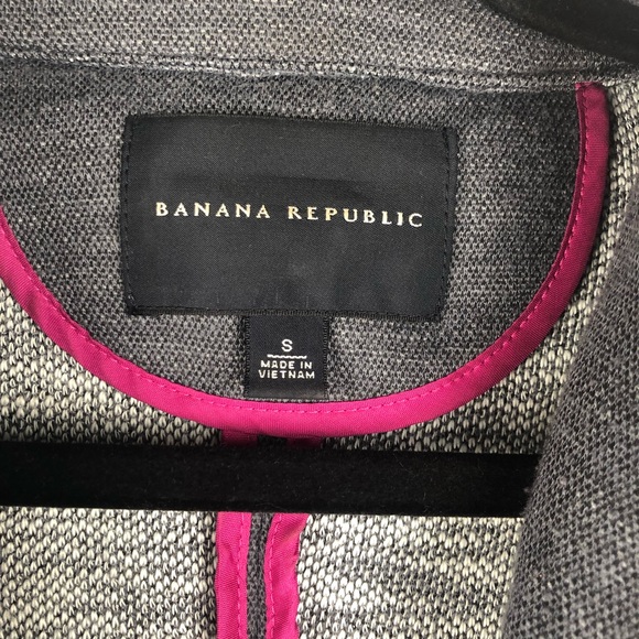Banana Republic Blazer Women’s S Gray Sweater Material. - Picture 4 of 6
